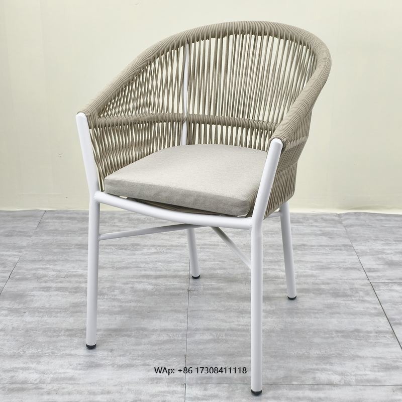 Outdoor Furniture Hotel - Stackable Traditional Aluminum Terrace Coffee Shop