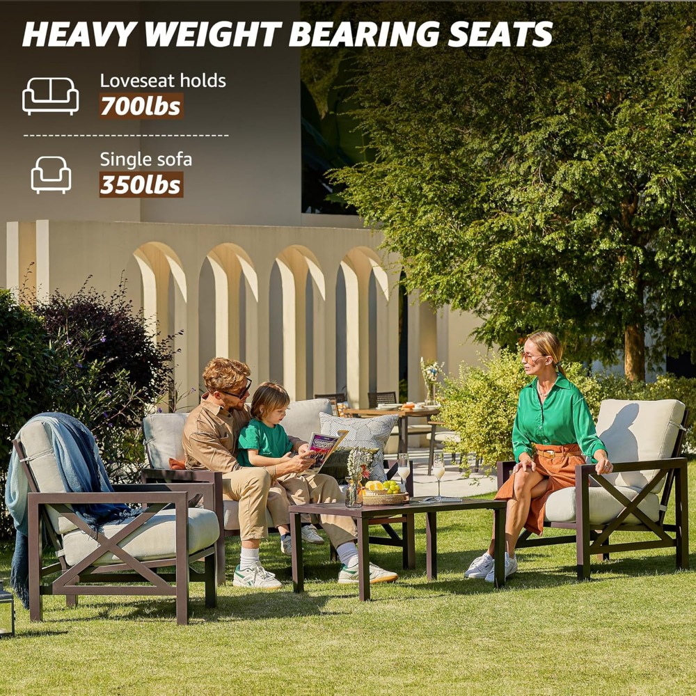 Four Pieces Patio Set, Outdoor - Outdoor Furniture One Piece ulasan dan harga