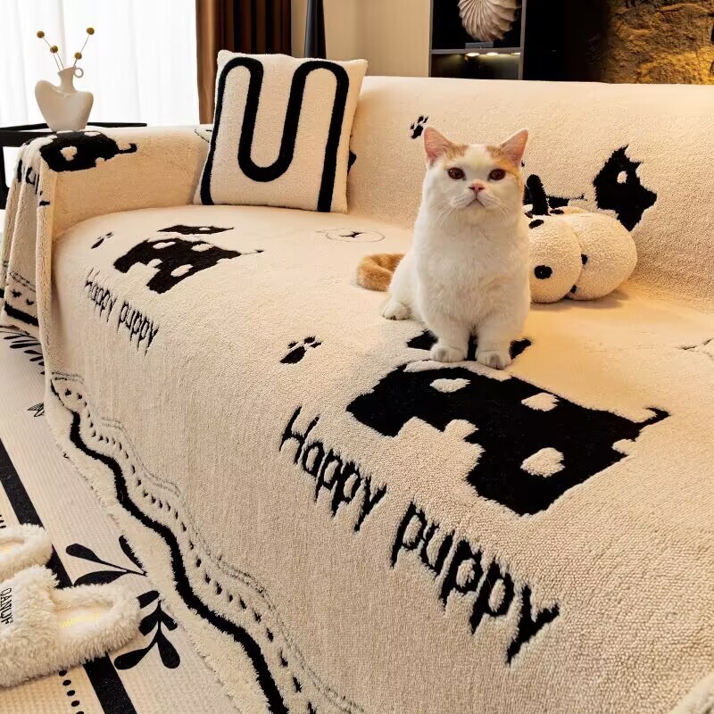 Happy Puppy Sofa Dust Cover Pl - Outdoor Furniture One Piece ulasan dan harga