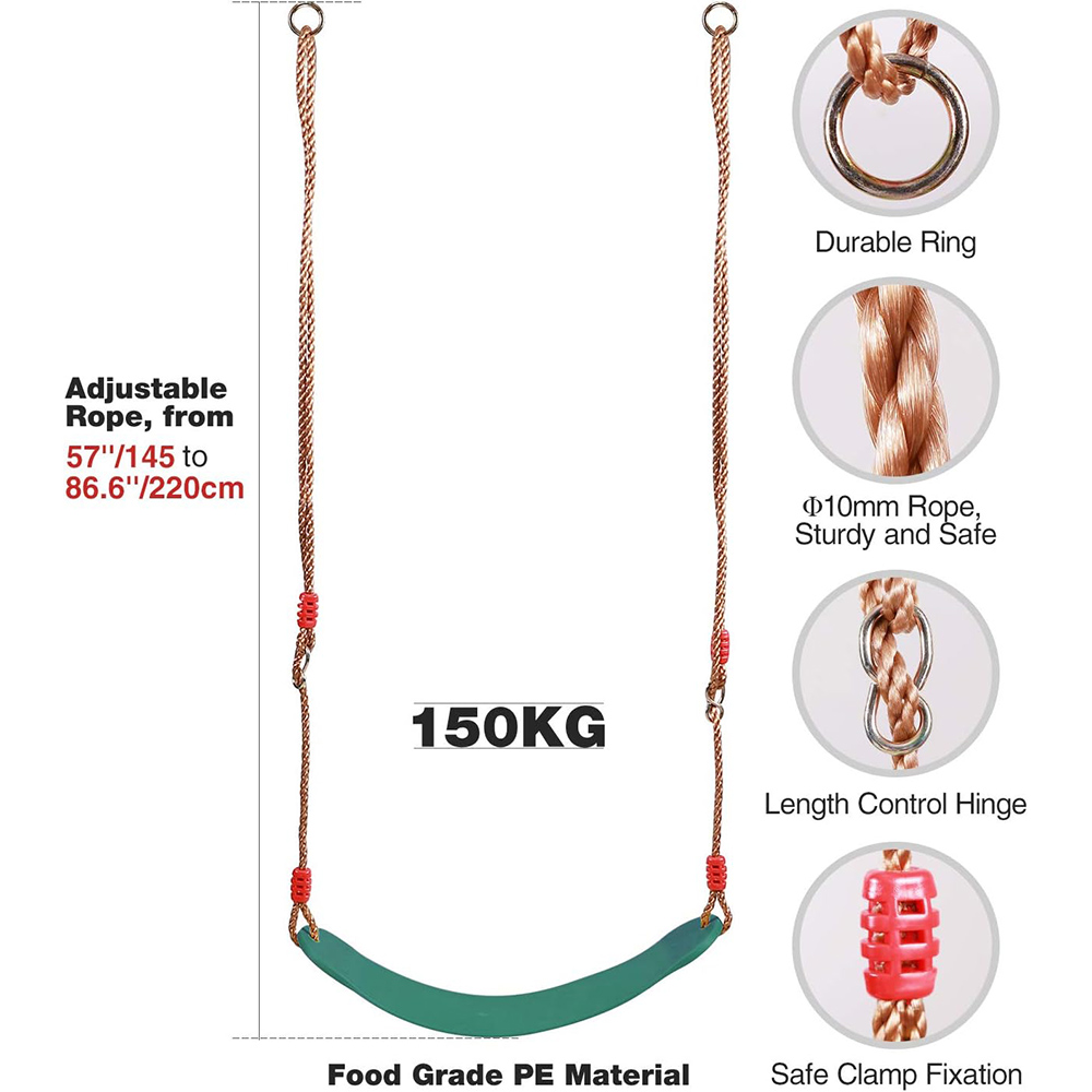 Plastic Swing Seat with Adjust - Outdoor Furniture One Piece ulasan dan harga