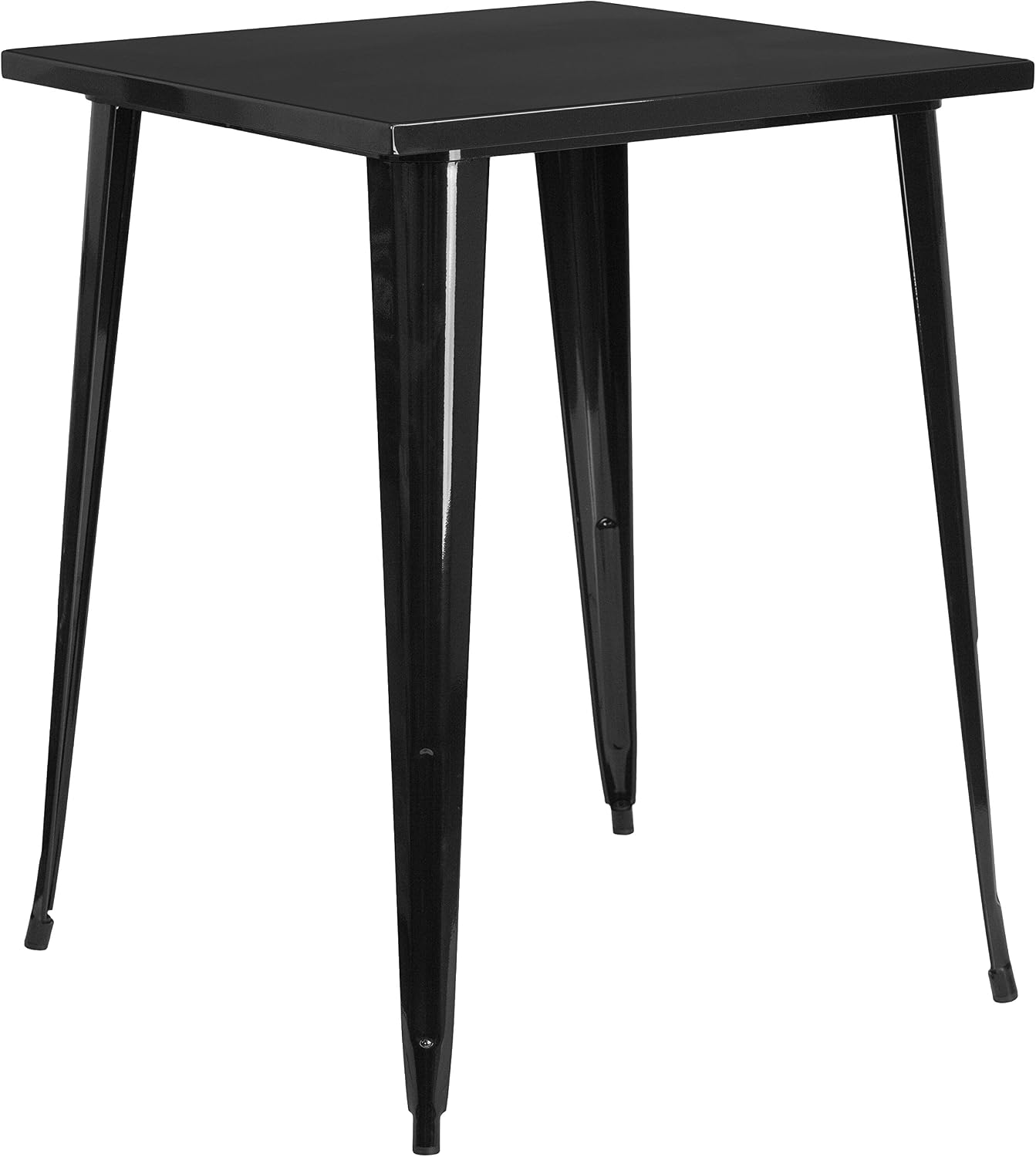 Commercial Grade Square Black  - Outdoor Furniture For Cafe ulasan dan harga