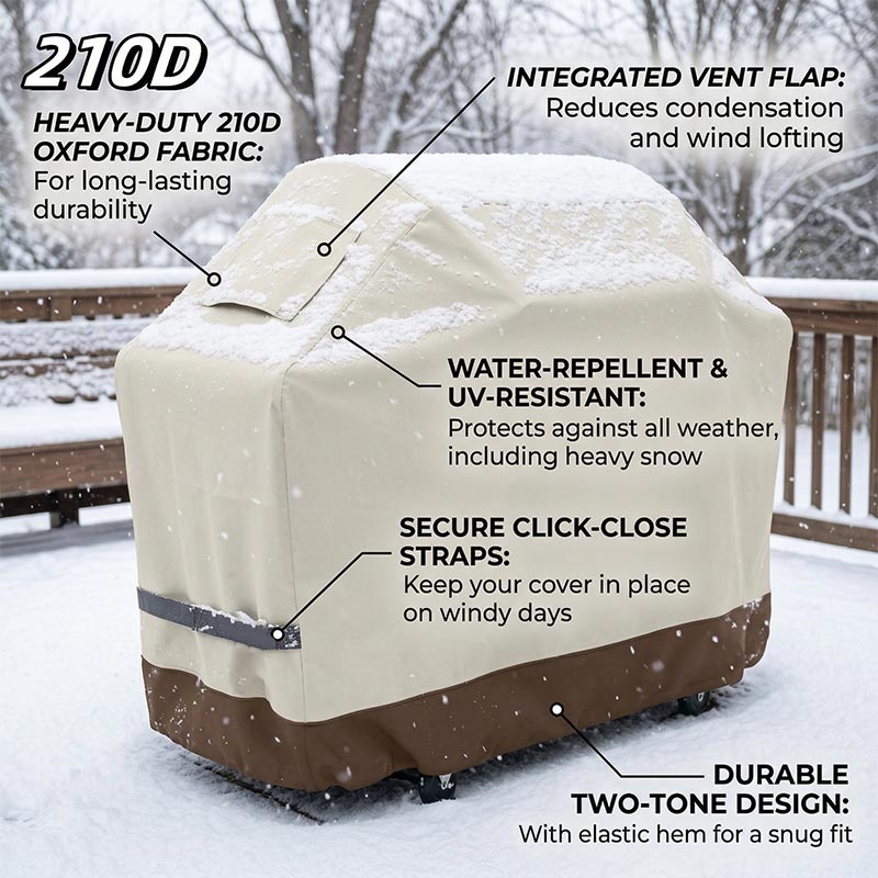 210D BBQ Beige Barbecue Grill  - Outdoor Furniture Philippines ulasan dan harga