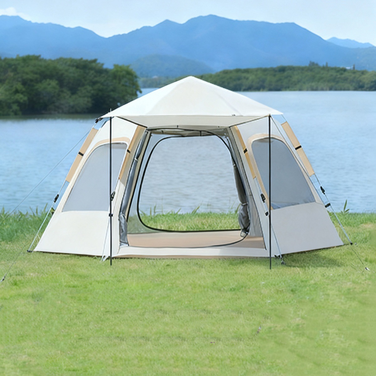 Premium Hexagonal Single Layer - Outdoor Furniture Cost ulasan dan harga
