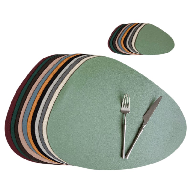 1/6/10sets Dining Table Placem - Outdoor Furniture Green ulasan dan harga