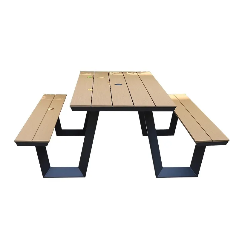 Outdoor Plastic Wood Table and - Outdoor Furniture One Piece ulasan dan harga