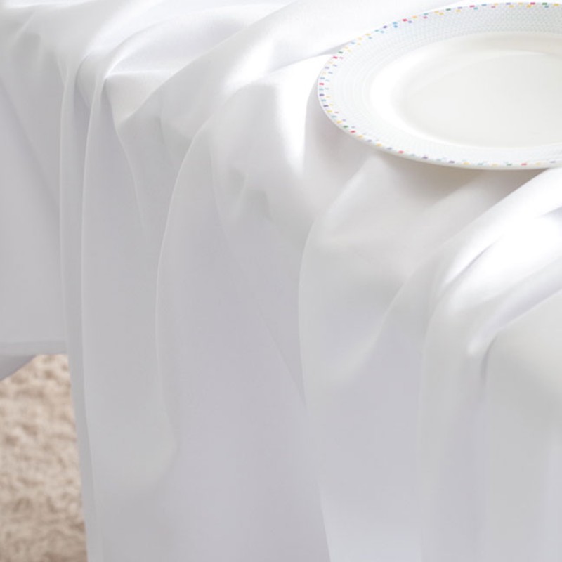 White Tablecloth Home Dinner P - Outdoor Furniture Green ulasan dan harga