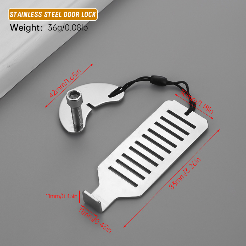 1pc Portable Door Lock Latch F - Outdoor Furniture Hotel ulasan dan harga