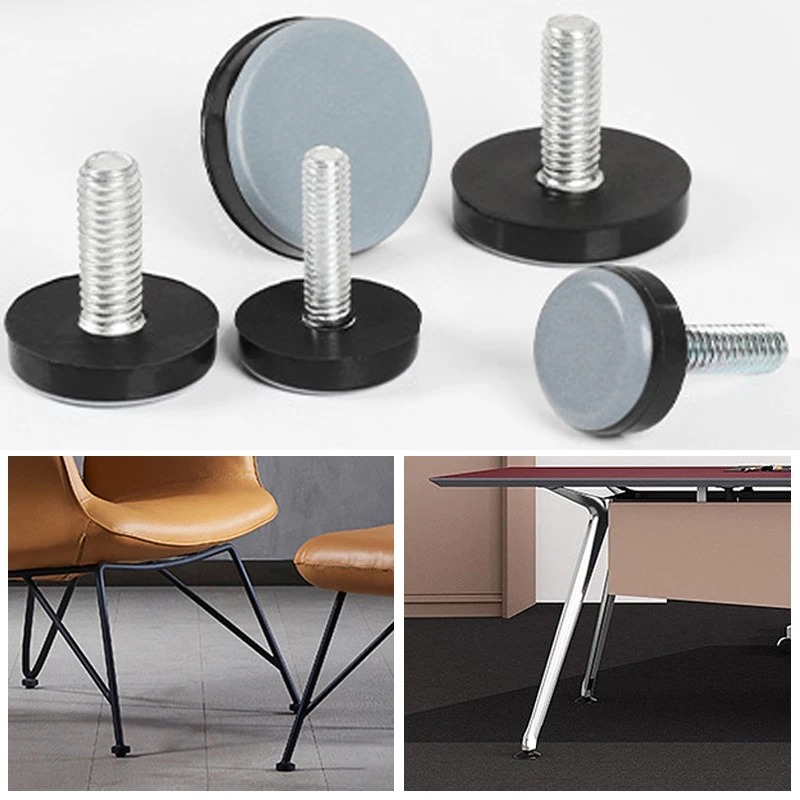 10Pcs Round Thread Levelers M6 - Outdoor Furniture Glider ulasan dan harga