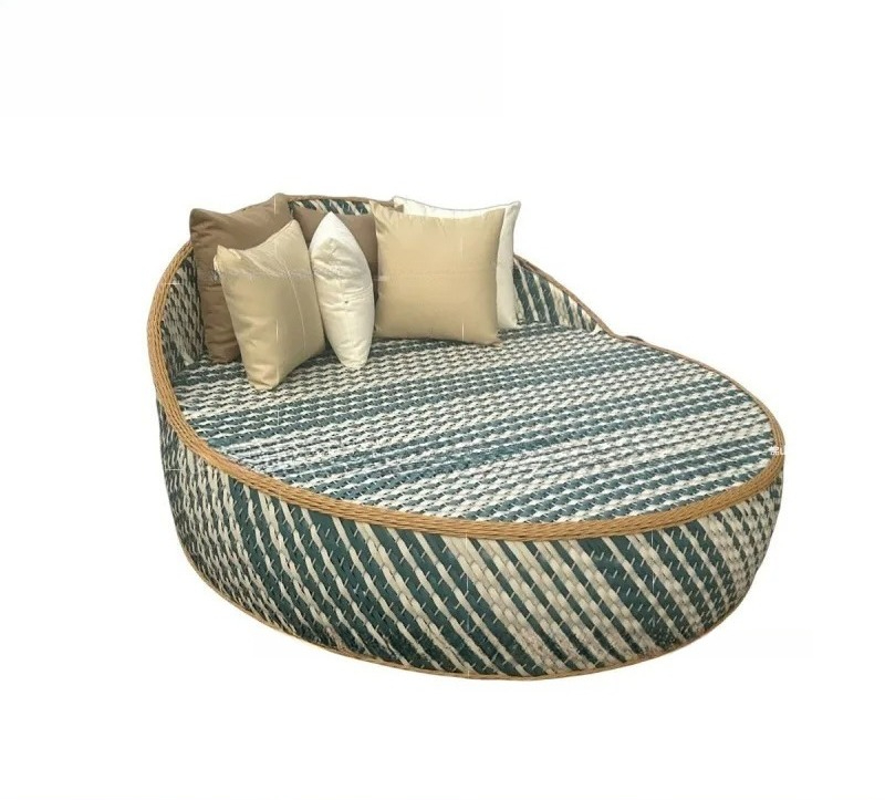 Custom outdoor sofa, rattan wo - Outdoor Furniture Hotel ulasan dan harga