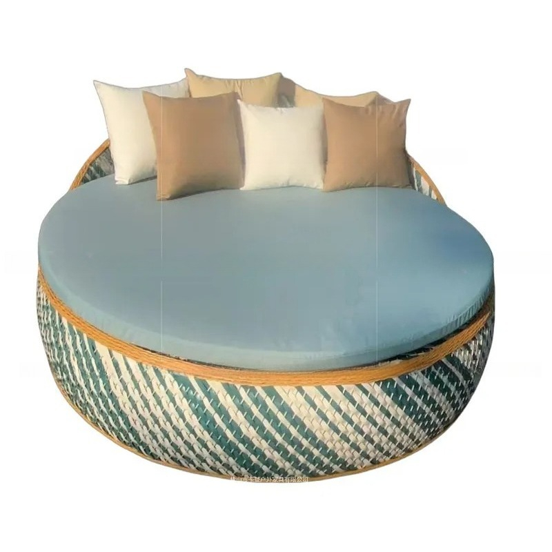 Custom outdoor sofa, rattan wo - Outdoor Furniture Hotel ulasan dan harga