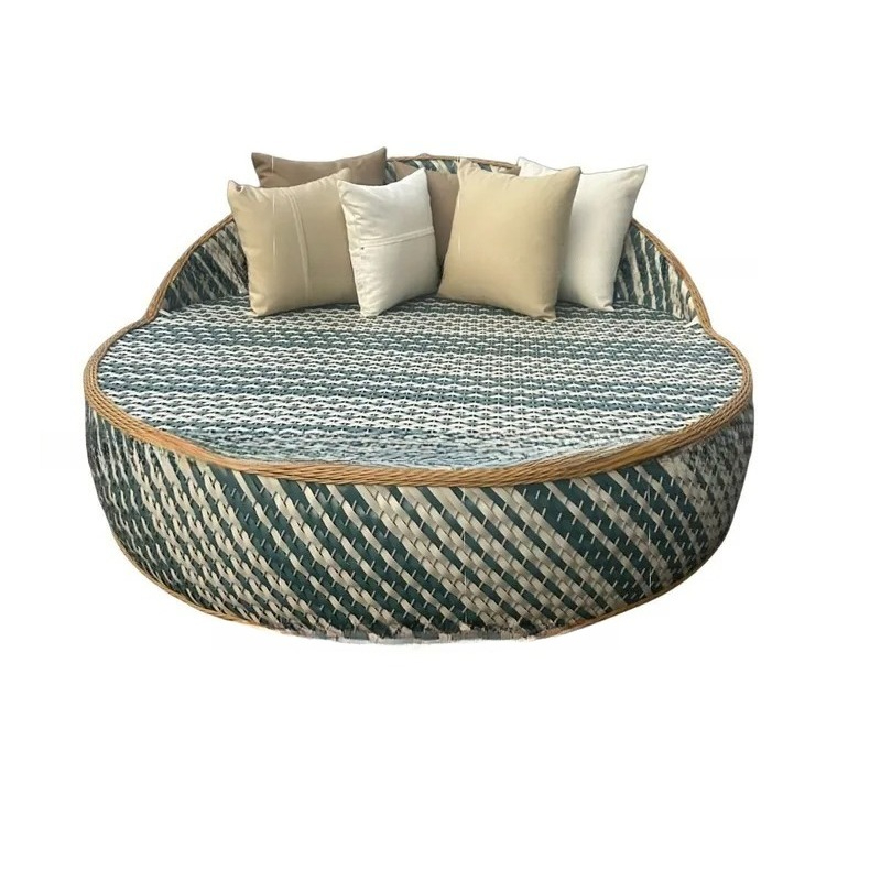 Custom outdoor sofa, rattan wo - Outdoor Furniture Hotel ulasan dan harga