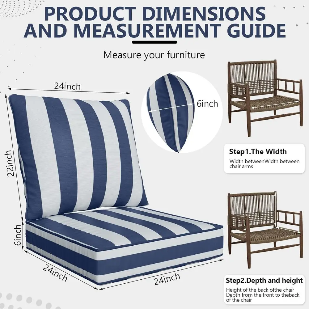 24 x 24 x 6 Outdoor Deep Seat  - Outdoor Furniture Cushions 24 X 24 ulasan dan harga