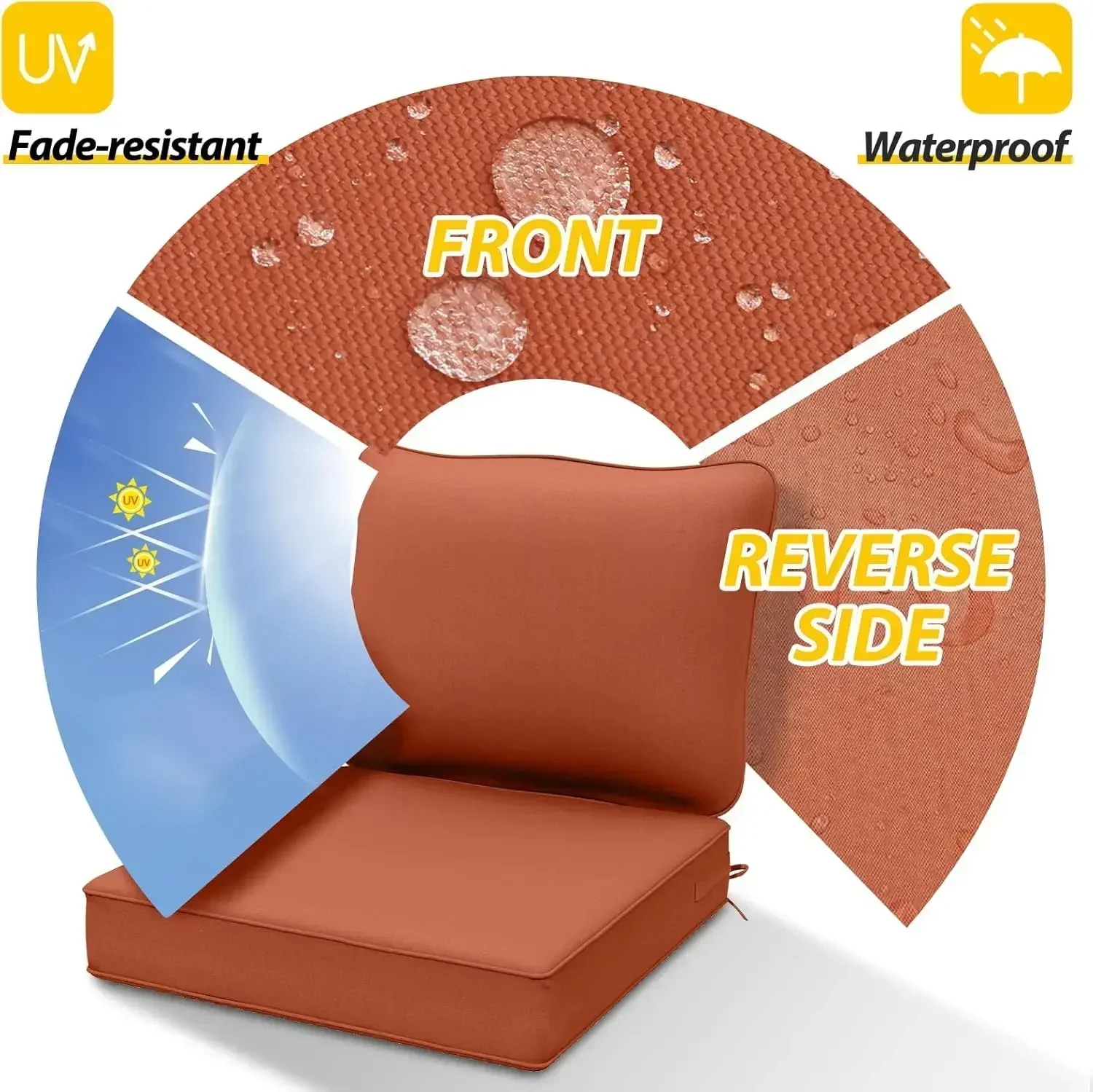 Bestseller[XMSJ]Outdoor Deep S - Outdoor Furniture Cushions 24 X 24 ulasan dan harga