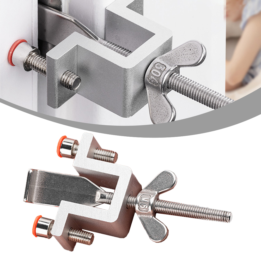 Portable Door Lock Dual Nut Ad - Outdoor Furniture Hotel ulasan dan harga