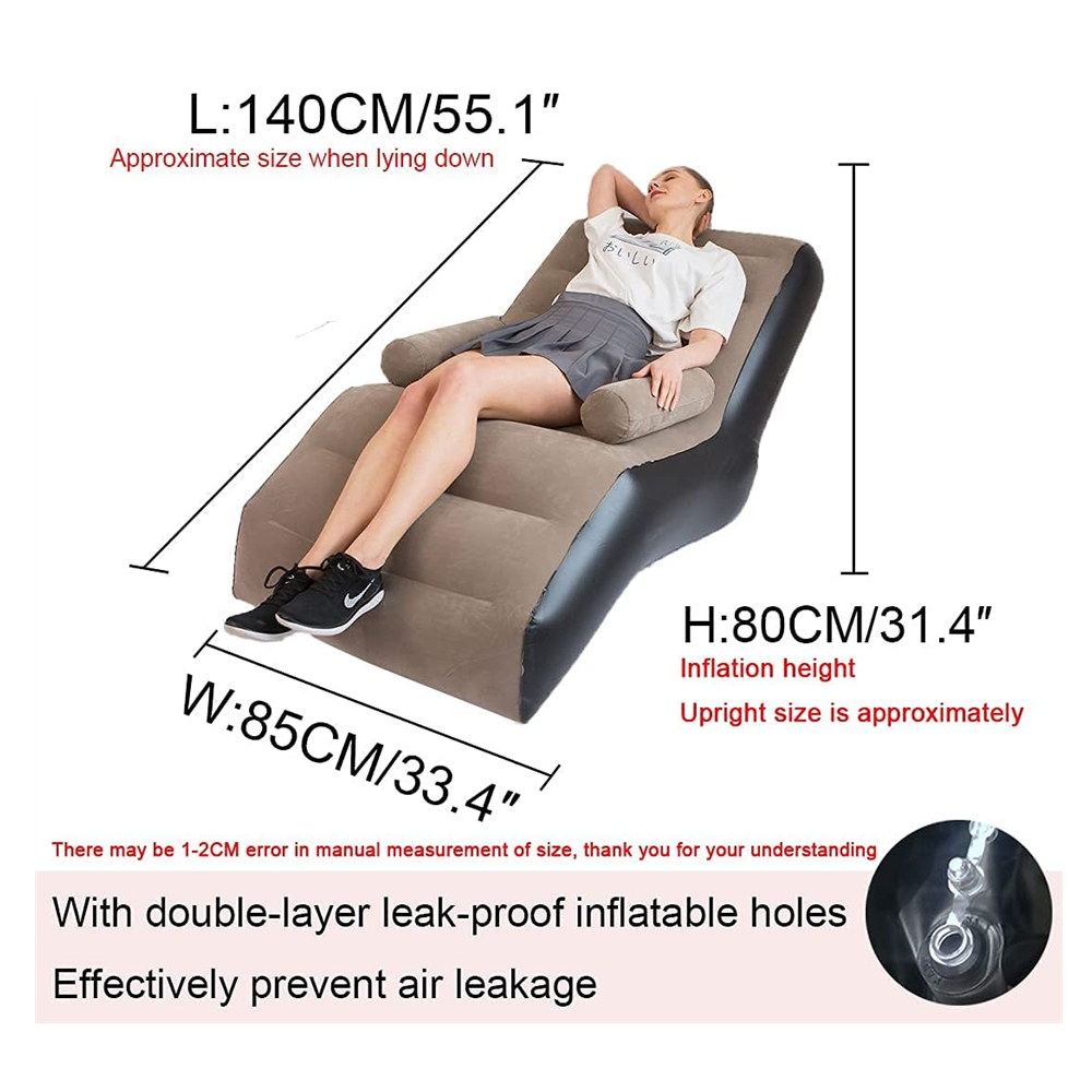 Folding Lazy Sofa,Inflatable L - Outdoor Furniture Philippines ulasan dan harga