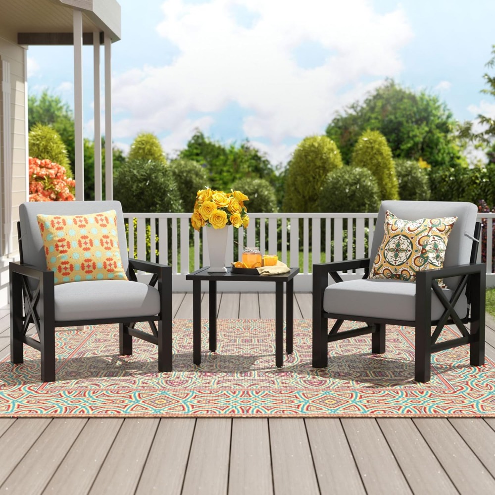 Three Piece Patio Bistro, Conv - Outdoor Furniture One Piece ulasan dan harga
