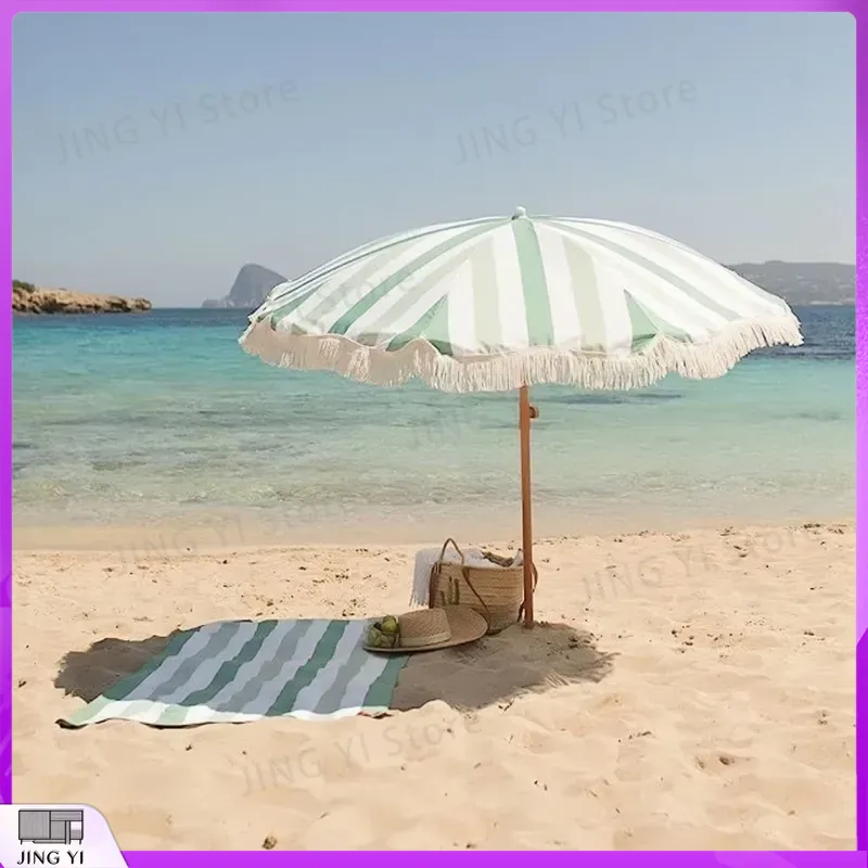 Portable Green and White Strip - Outdoor Furniture Green ulasan dan harga